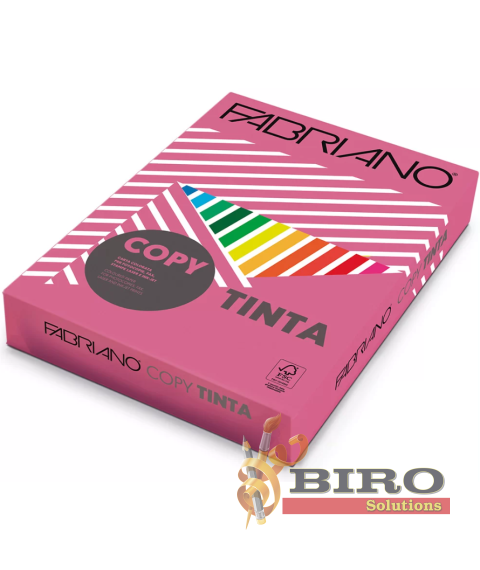 Hîrtie colorată A4 FABRIANO Tinta Fucsia, 160 gr/m2, 250 foi, intensiv, roz închis